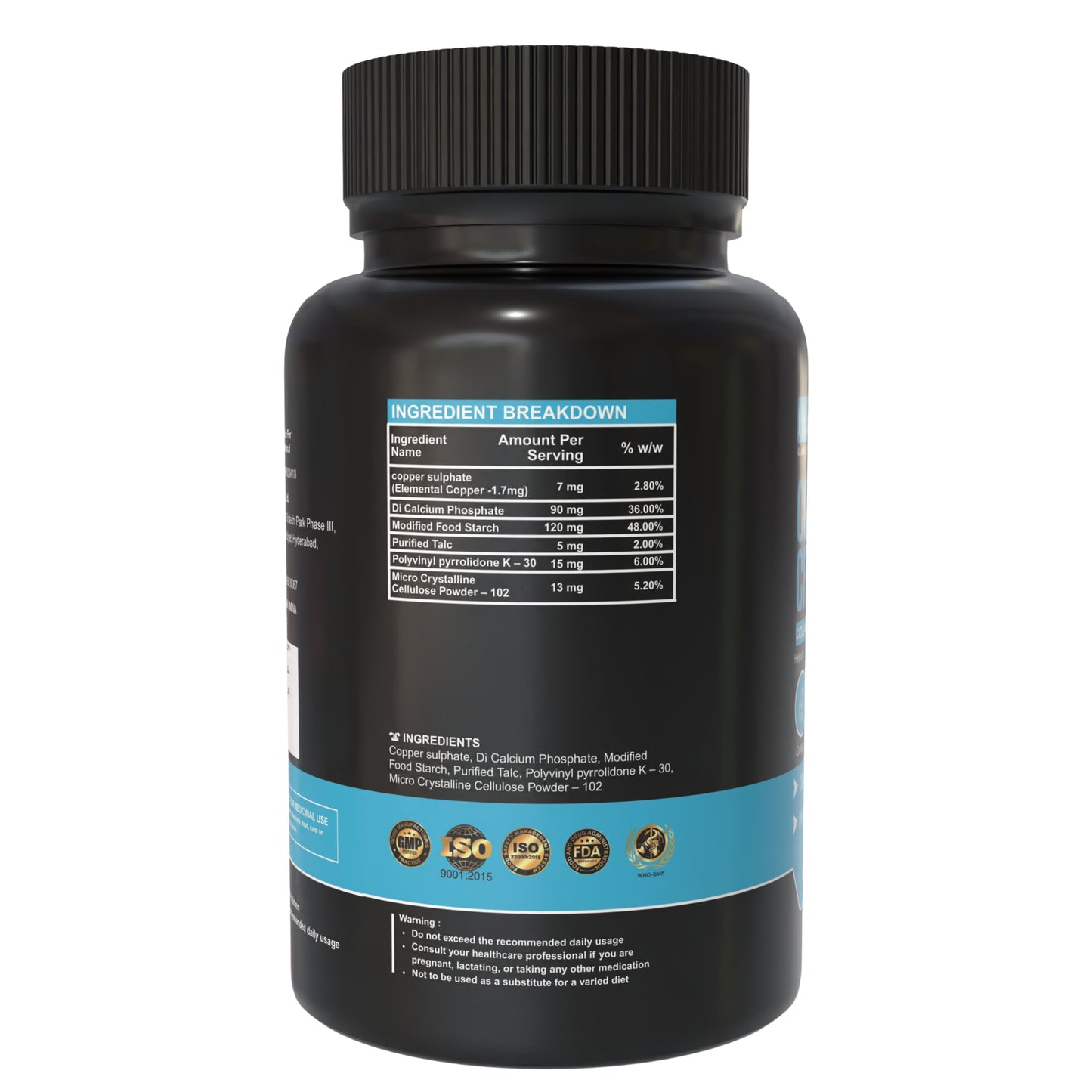 Copper Chelated Tablet – 7 mg