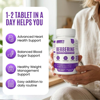 Berberine 500 mg – Blood Sugar & Metabolic Support