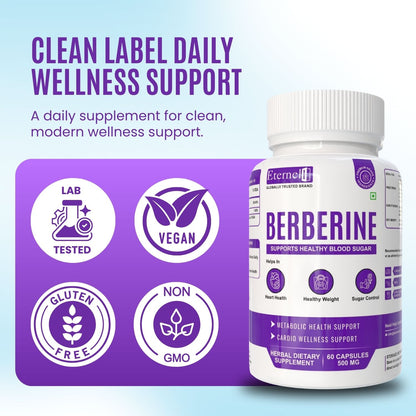 Berberine 500 mg – Blood Sugar & Metabolic Support