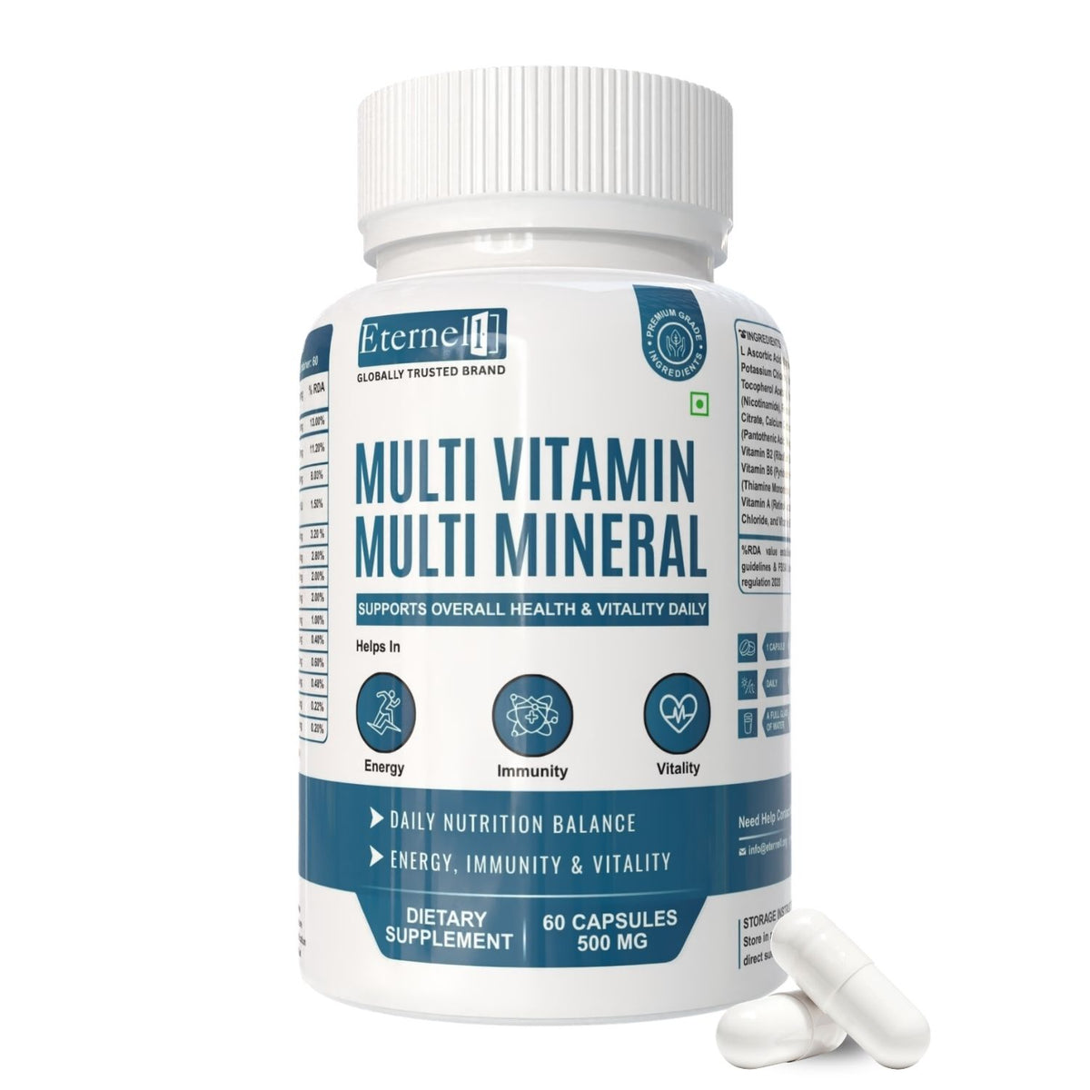 Multivitamins Tablets 500 mg – Daily Wellness Support