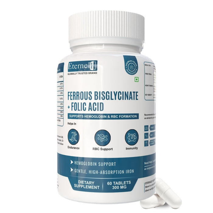 Ferrous bisglycinate + Folic acid Table - 300mg Supplement