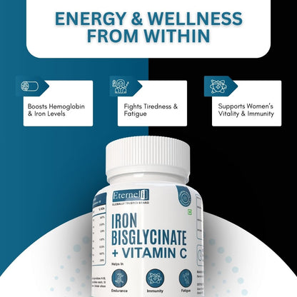 Iron Bisglycinate (Female) 300 mg – Women’s Iron Support