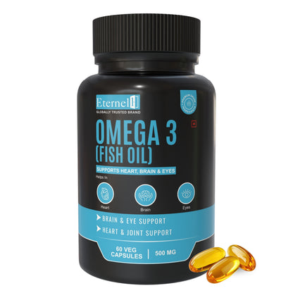 Omega-3 Fish Oil Capsules 500 mg – Heart & Brain Support