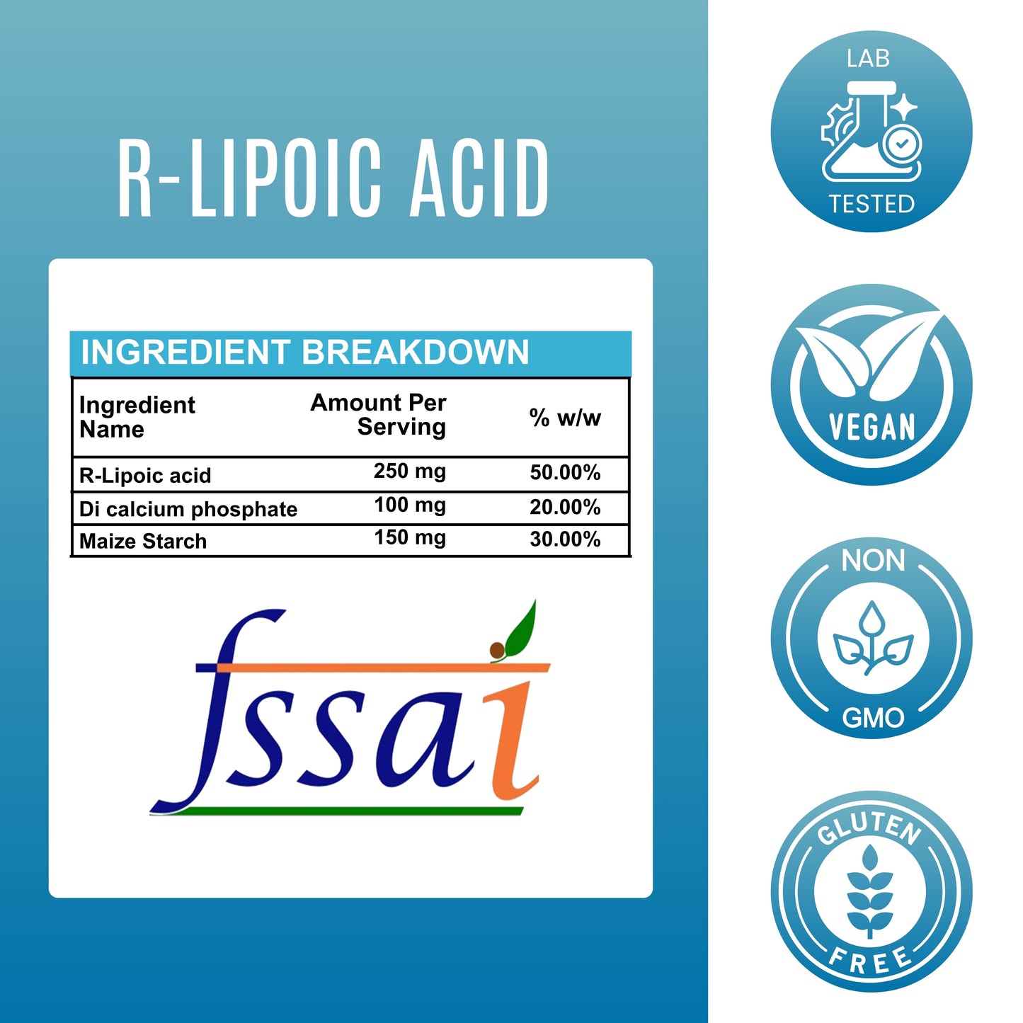 R-Lipoic Acid Capsule - 500mg