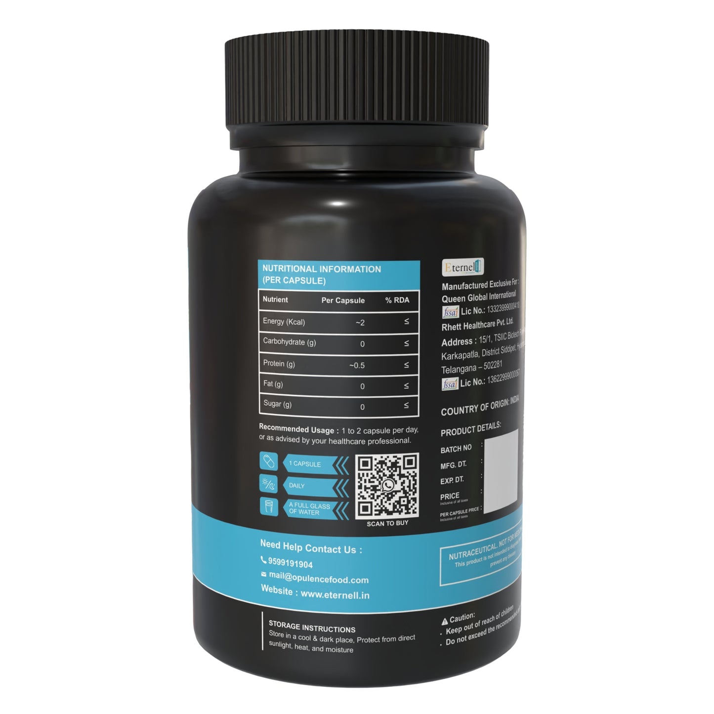 Collagen 500 mg – Skin, Hair & Anti-Aging Support