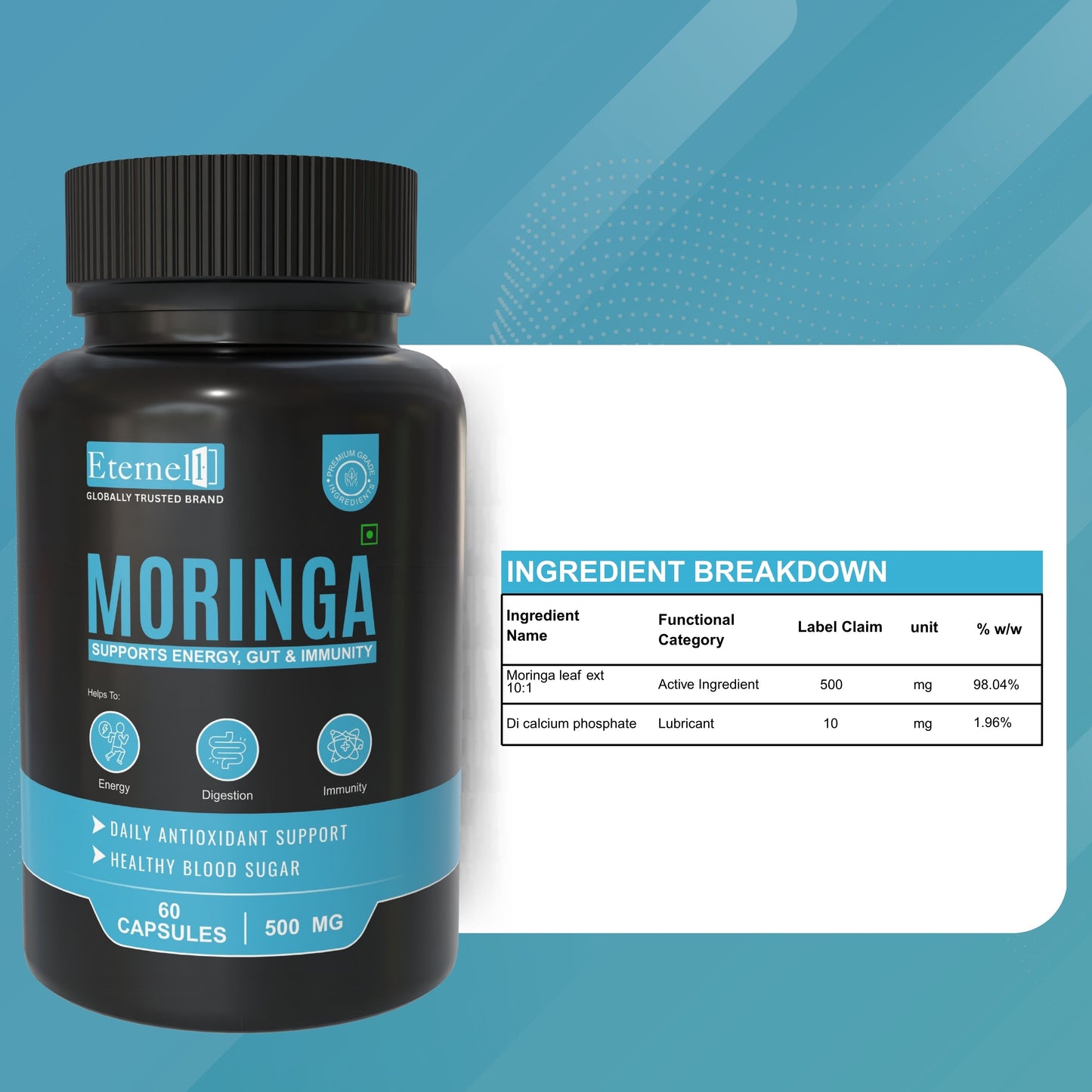 Moringa Capsules - 500 mg