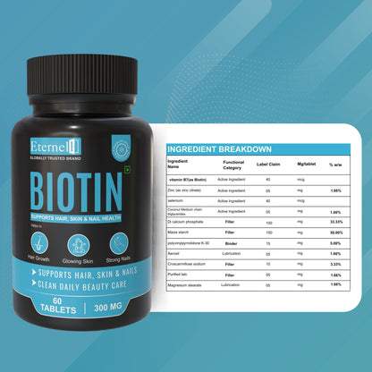 Biotin - 300 mg