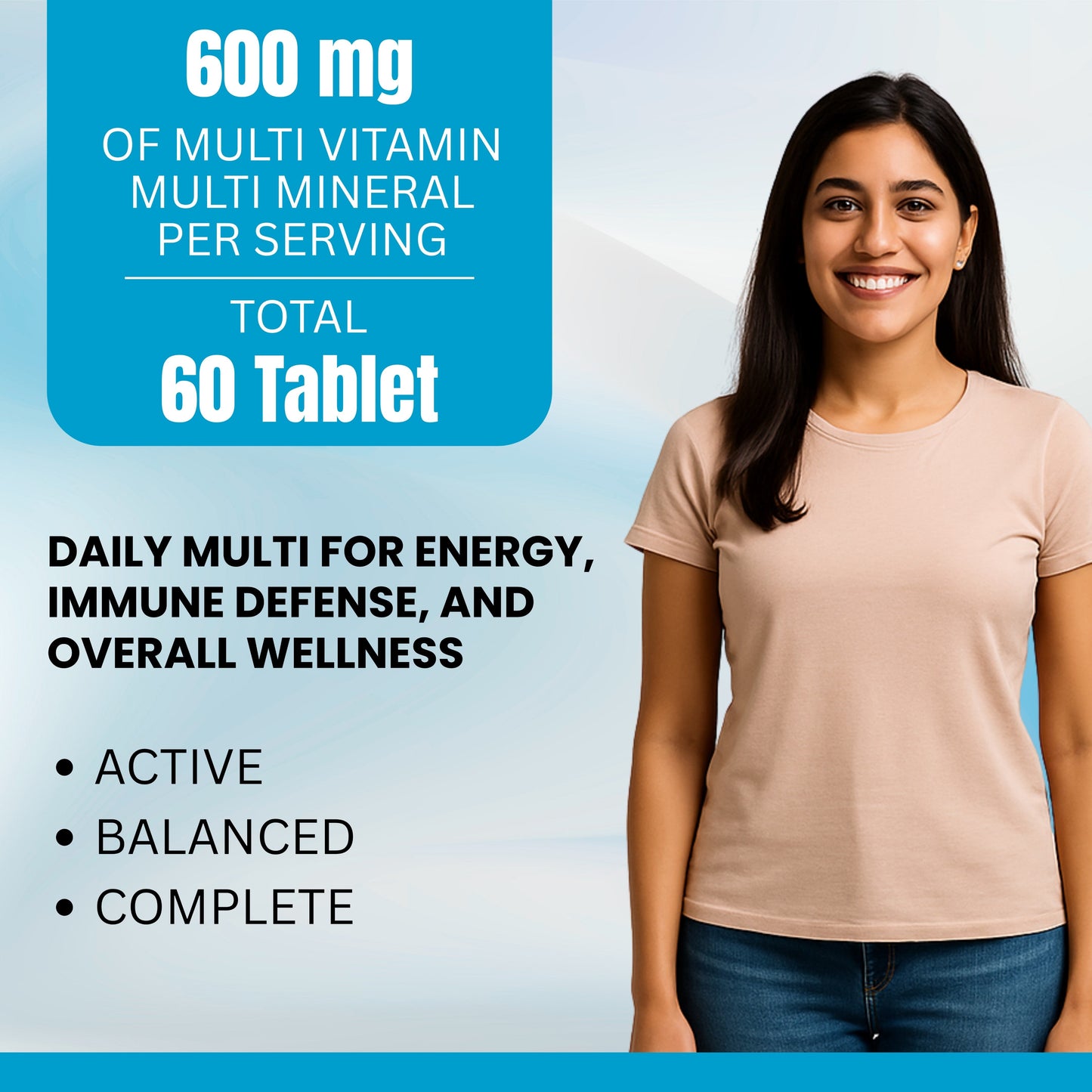 Multivitamins Tablets 500 mg – Daily Wellness Support