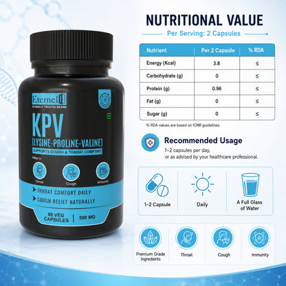 KPV (Lysine - Proline - Valine) - 500mg Capsule