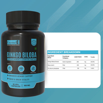 Ginkgo Biloba - 500 mg