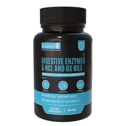 Digestive Enzymes with HCl & Ox Bile – Gut & Digestion Support