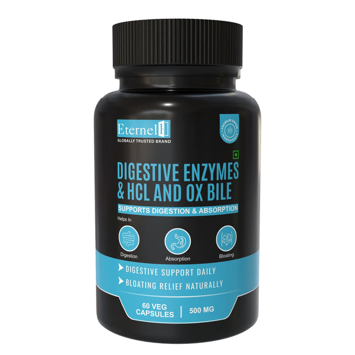 Digestive Enzymes with HCl & Ox Bile – Gut & Digestion Support