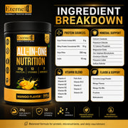 All In One Nutritional Shake Powder(Mango) - 500 g
