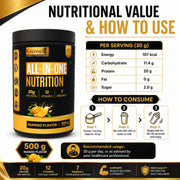 All In One Nutritional Shake Powder(Mango) - 500 g