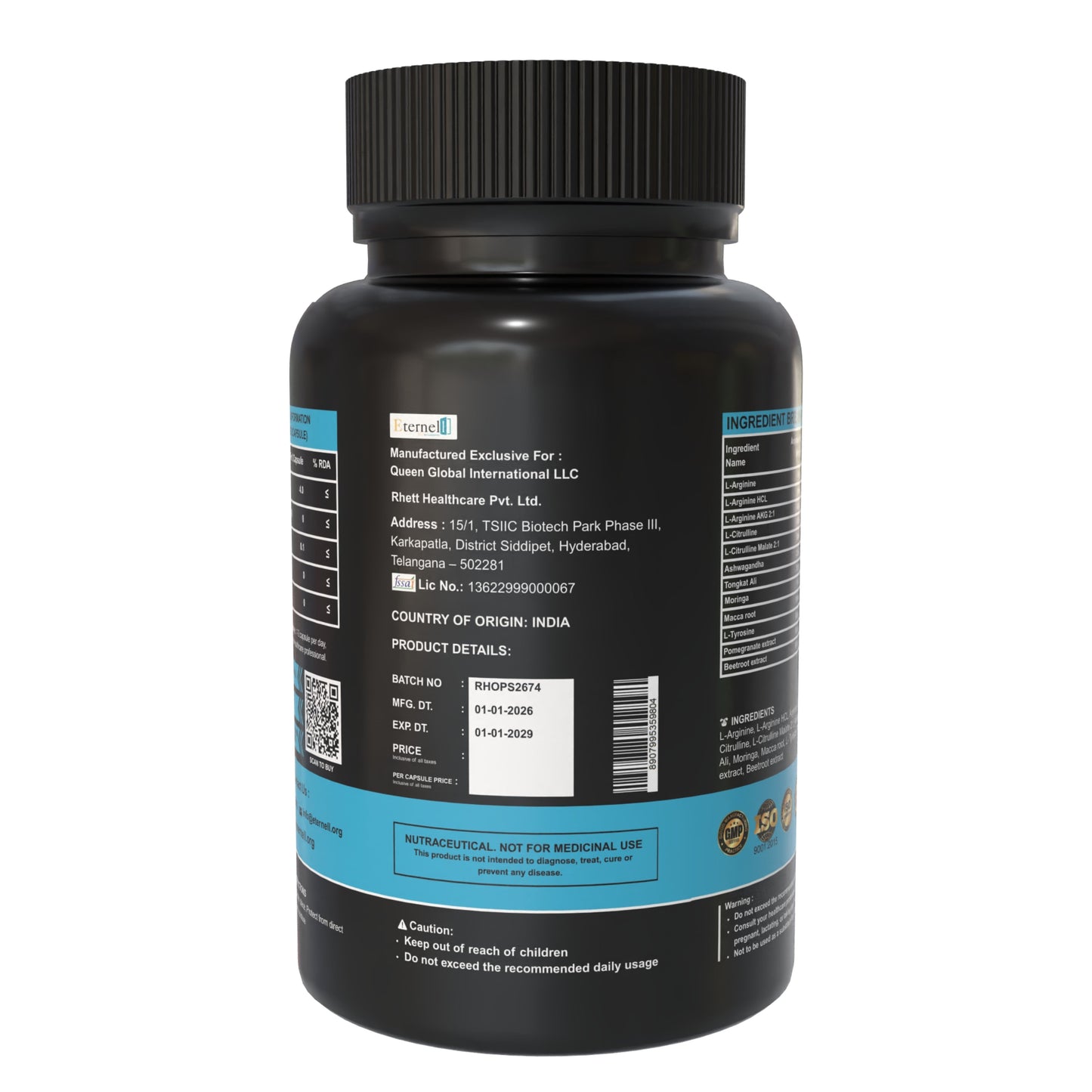 Pre Workout - 500 mg Capsules – Energy & Focus Support