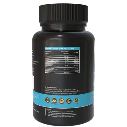 GUT LINING REPAIR MUCILAGINOUS HERBS Capsules – Digestive & Gut Health Support