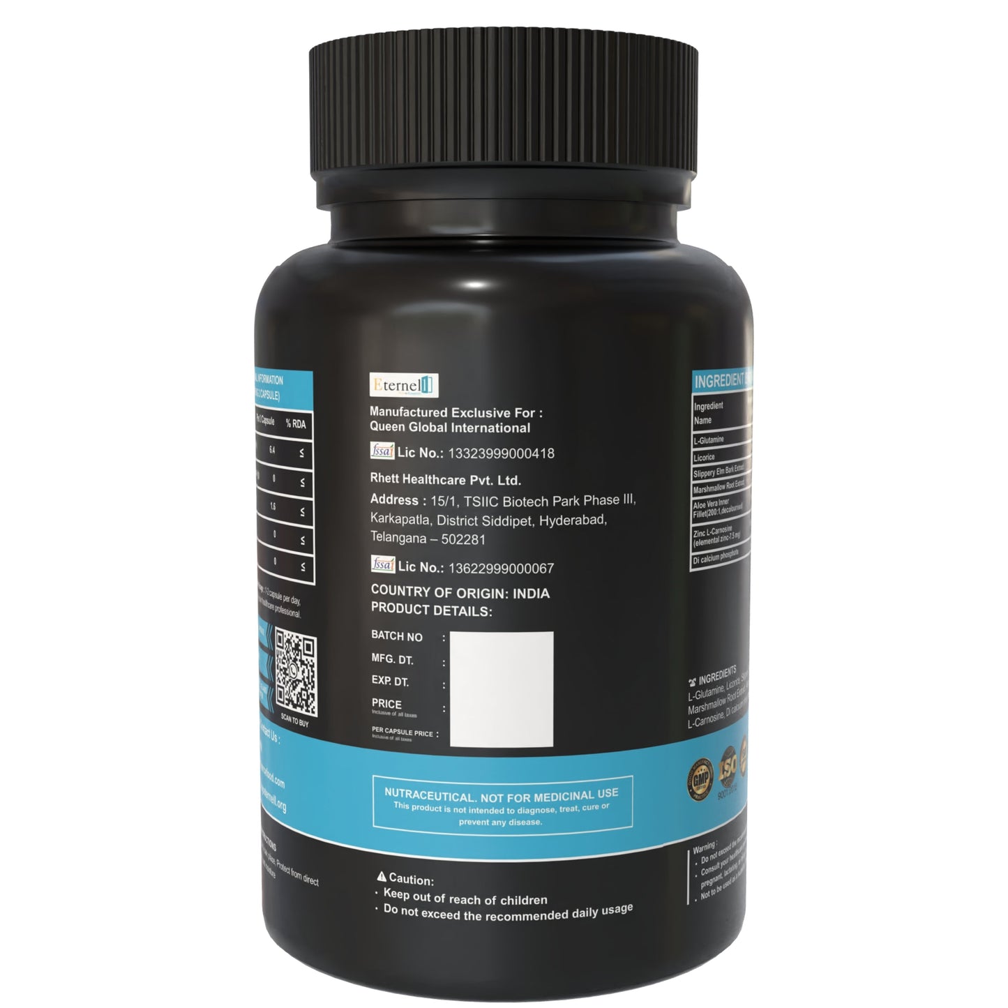 GUT LINING REPAIR MUCILAGINOUS HERBS Capsules – Digestive & Gut Health Support