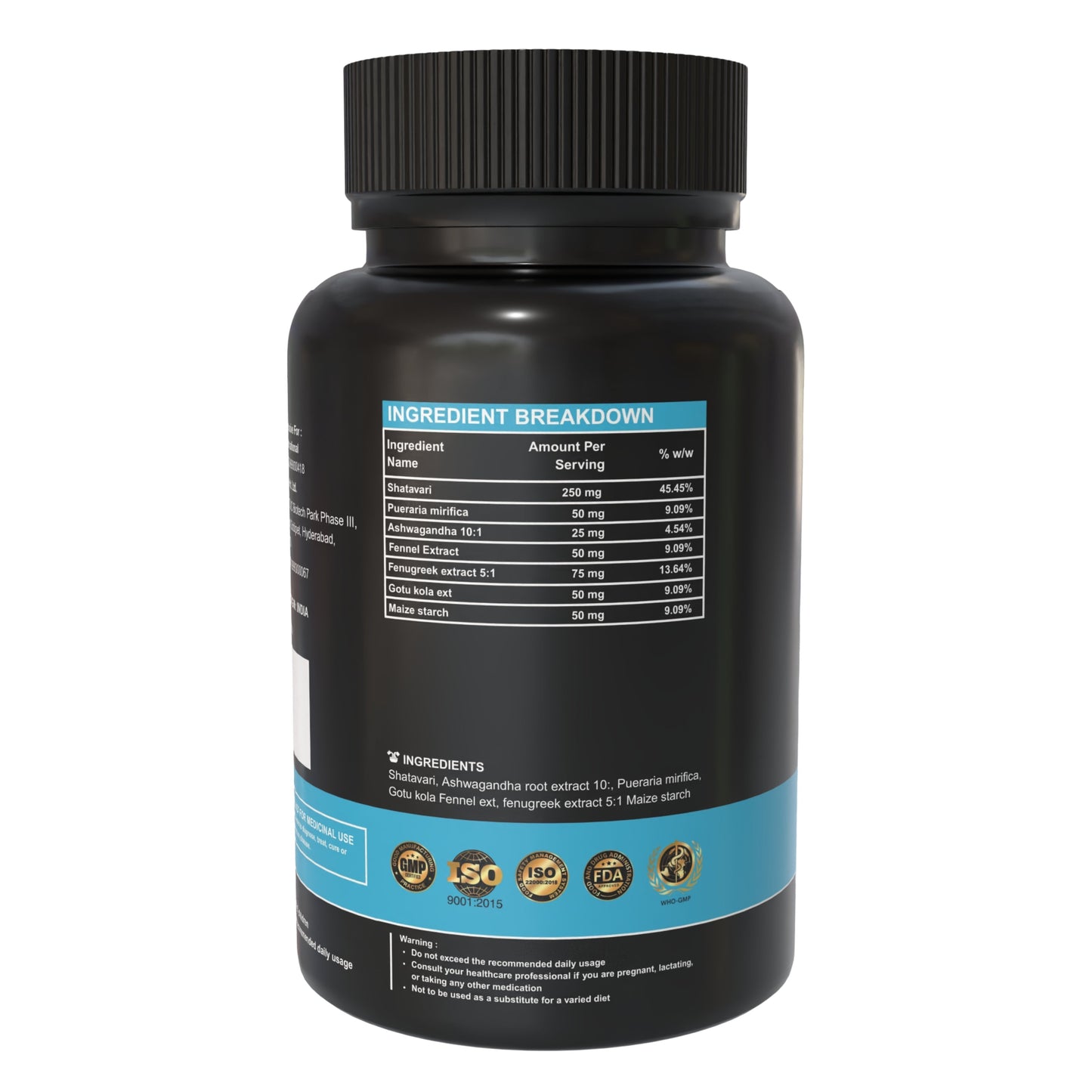 Shatavari - 250 mg