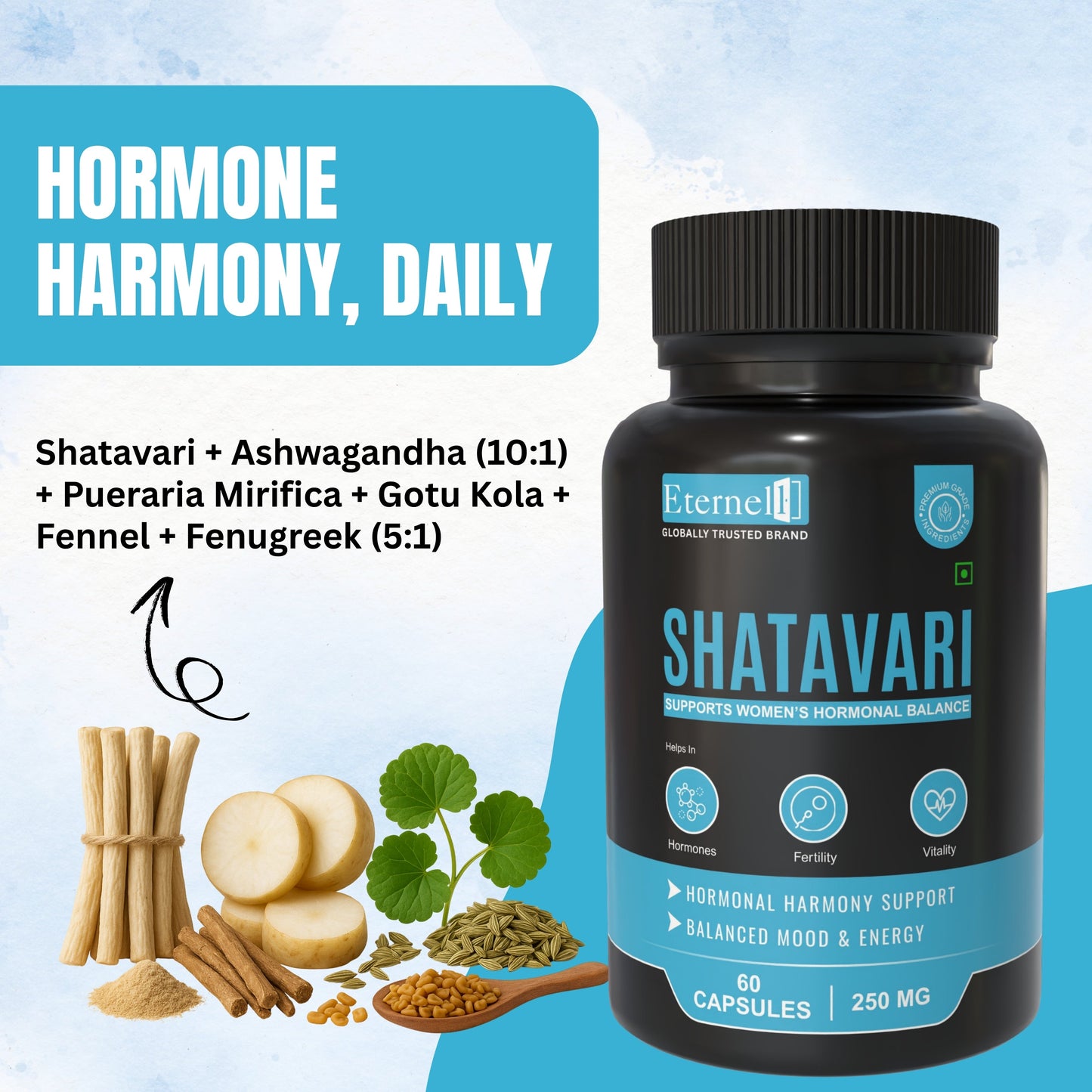 Shatavari - 250 mg