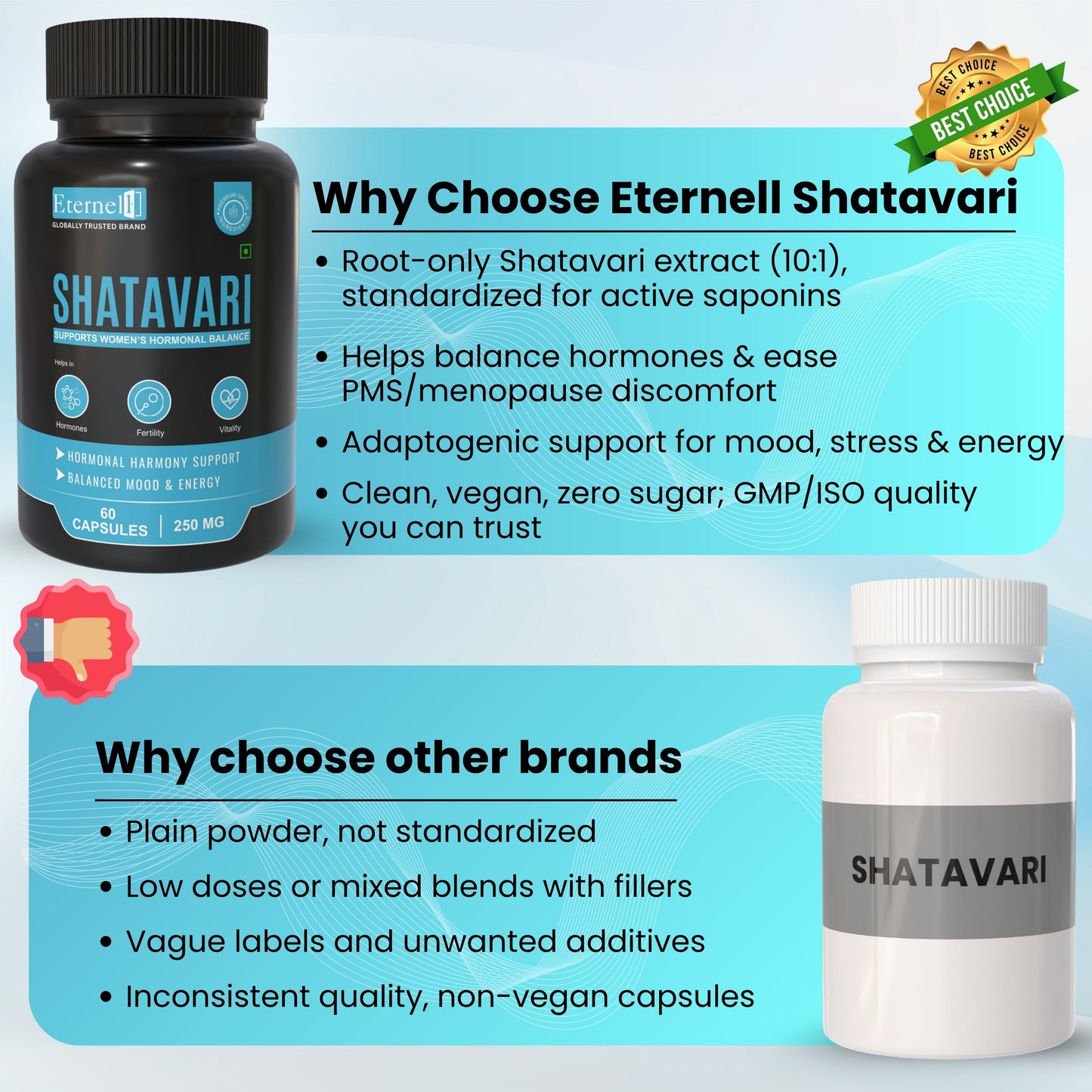 Shatavari - 250 mg