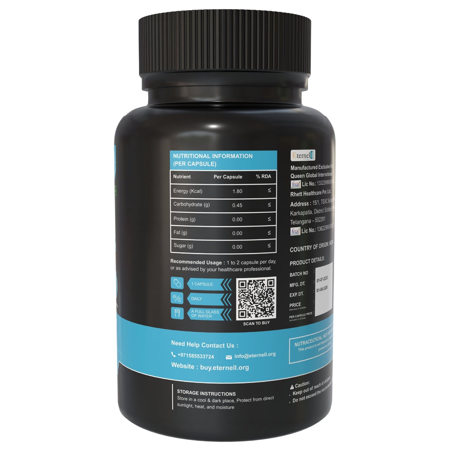 Trans Resveratrol - 250 mg