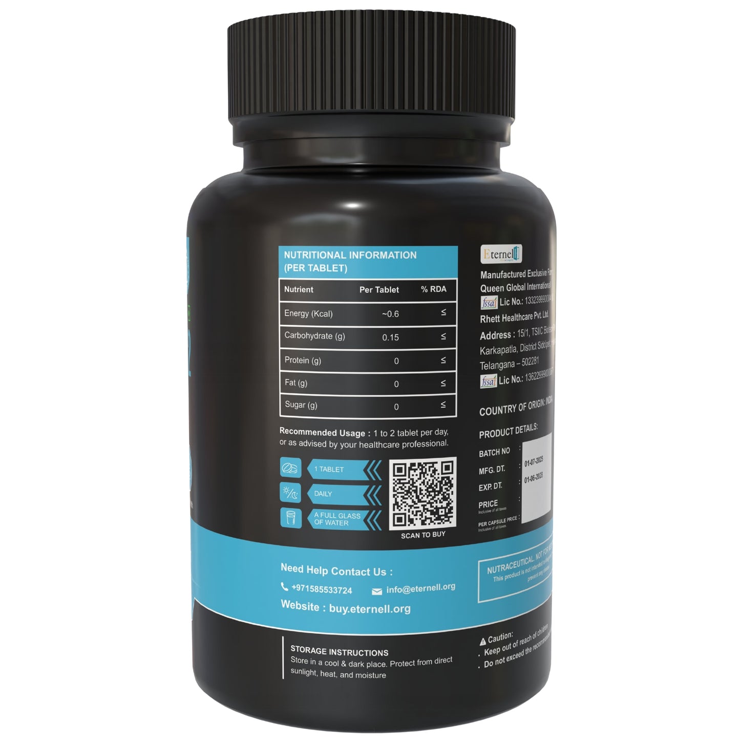 Vitamin B12 Tablets – 250 mg