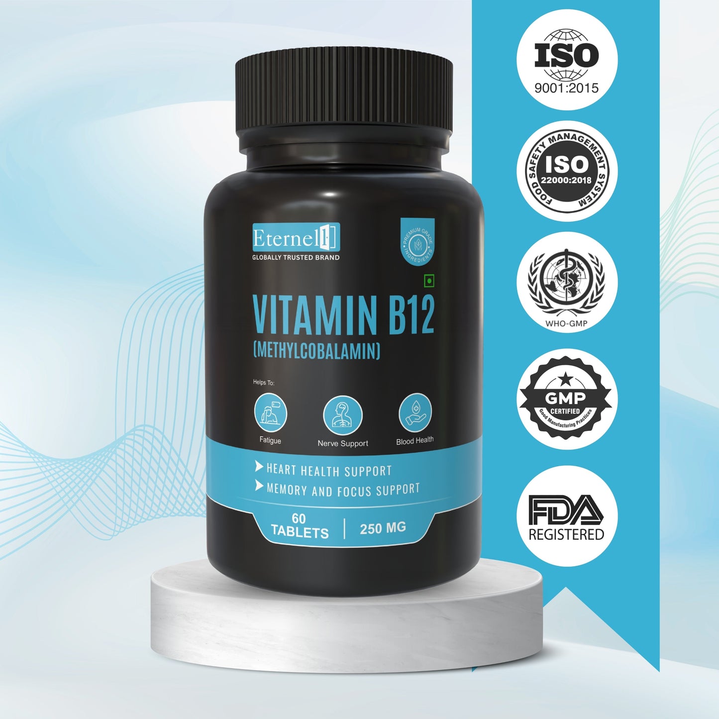Vitamin B12 Tablets – 250 mg