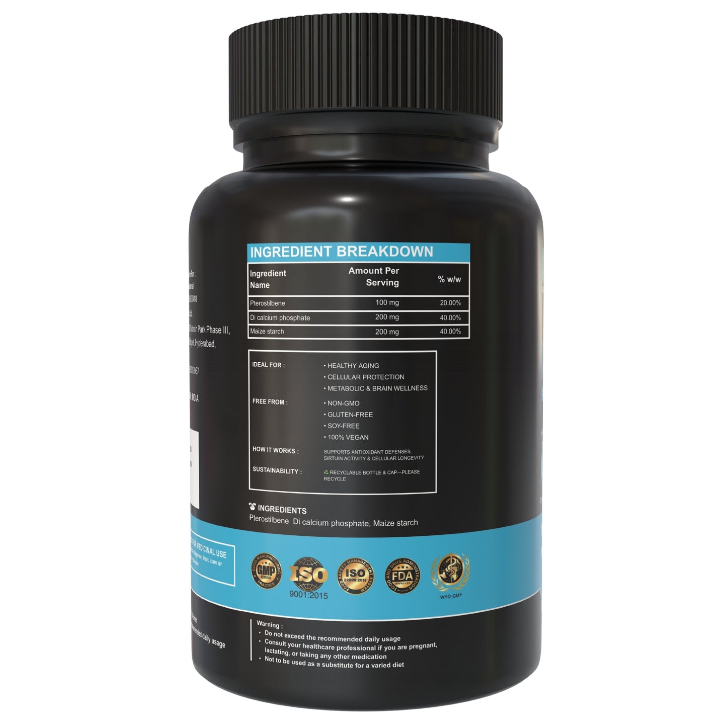 Pterostilbene - 100 mg