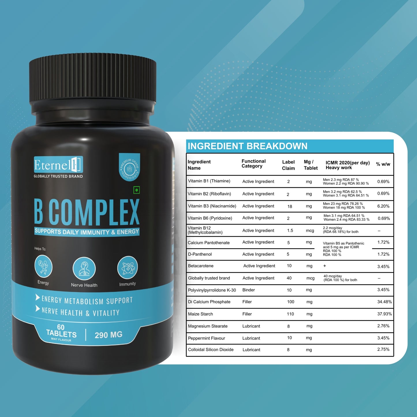 B-Complex Tablet - 290 mg