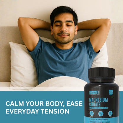 Magnesium Citrate Capsules 500 mg– Absorption & Digestive Support