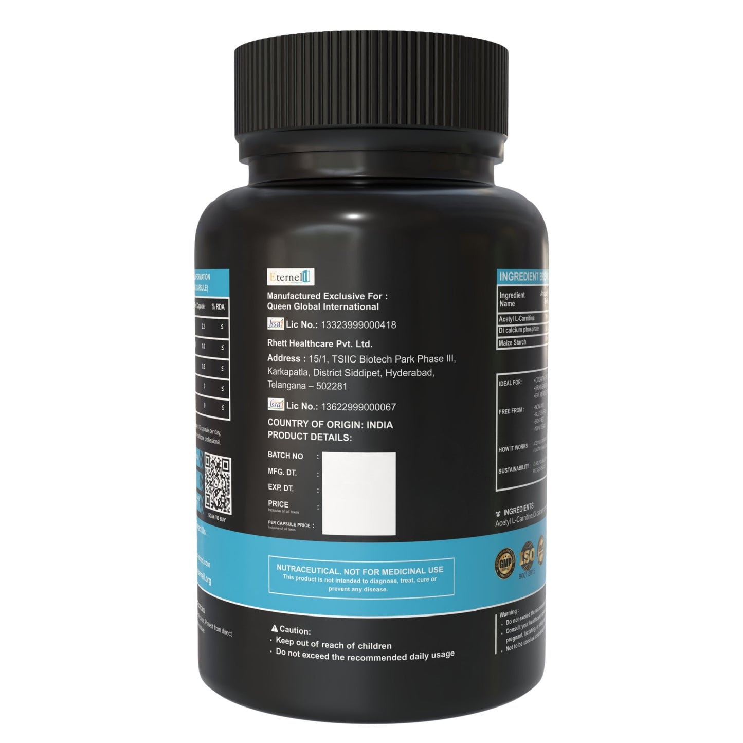 Acetyl L-Carnitine - 500mg