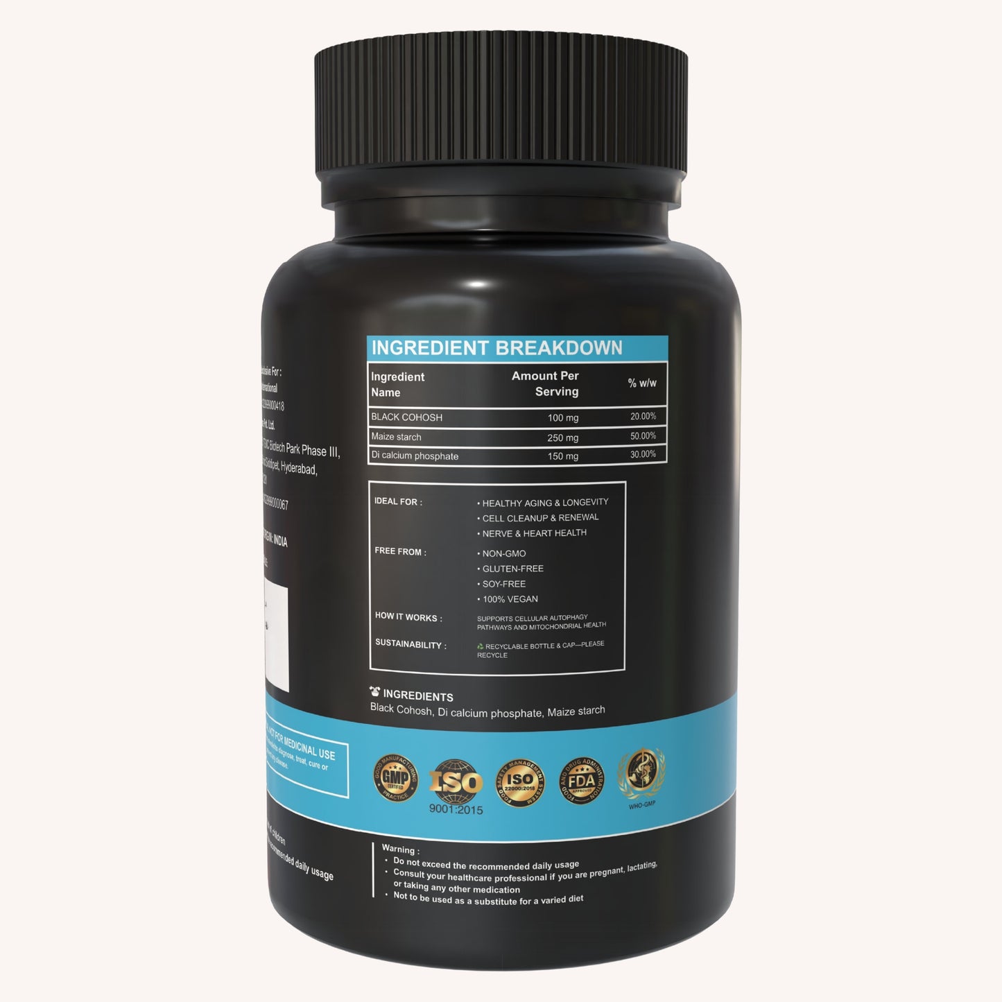Black Cohosh - 100 mg