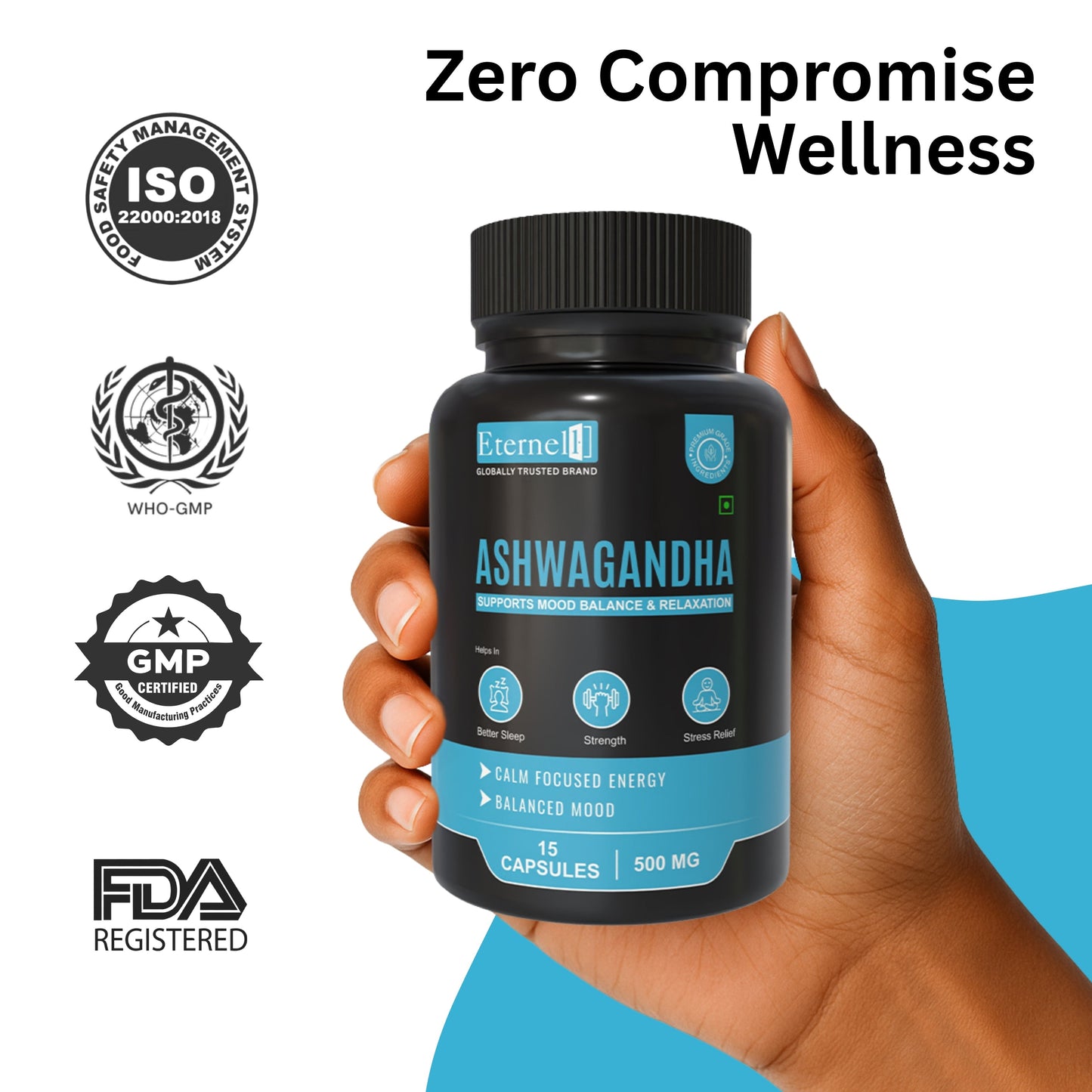 Ashwagandha Capsules - 500 mg
