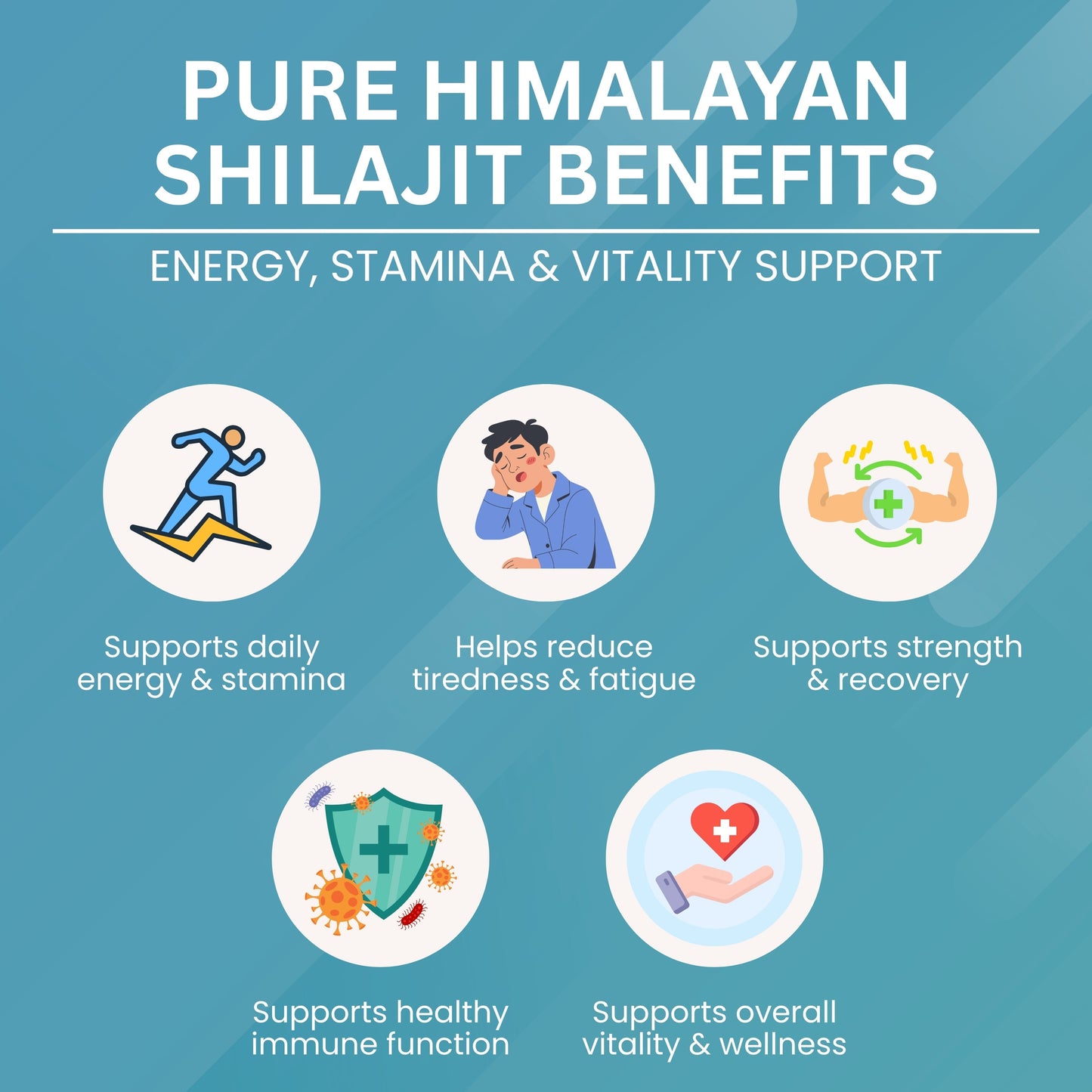 Pure Himalyan Shilajit - 500 mg