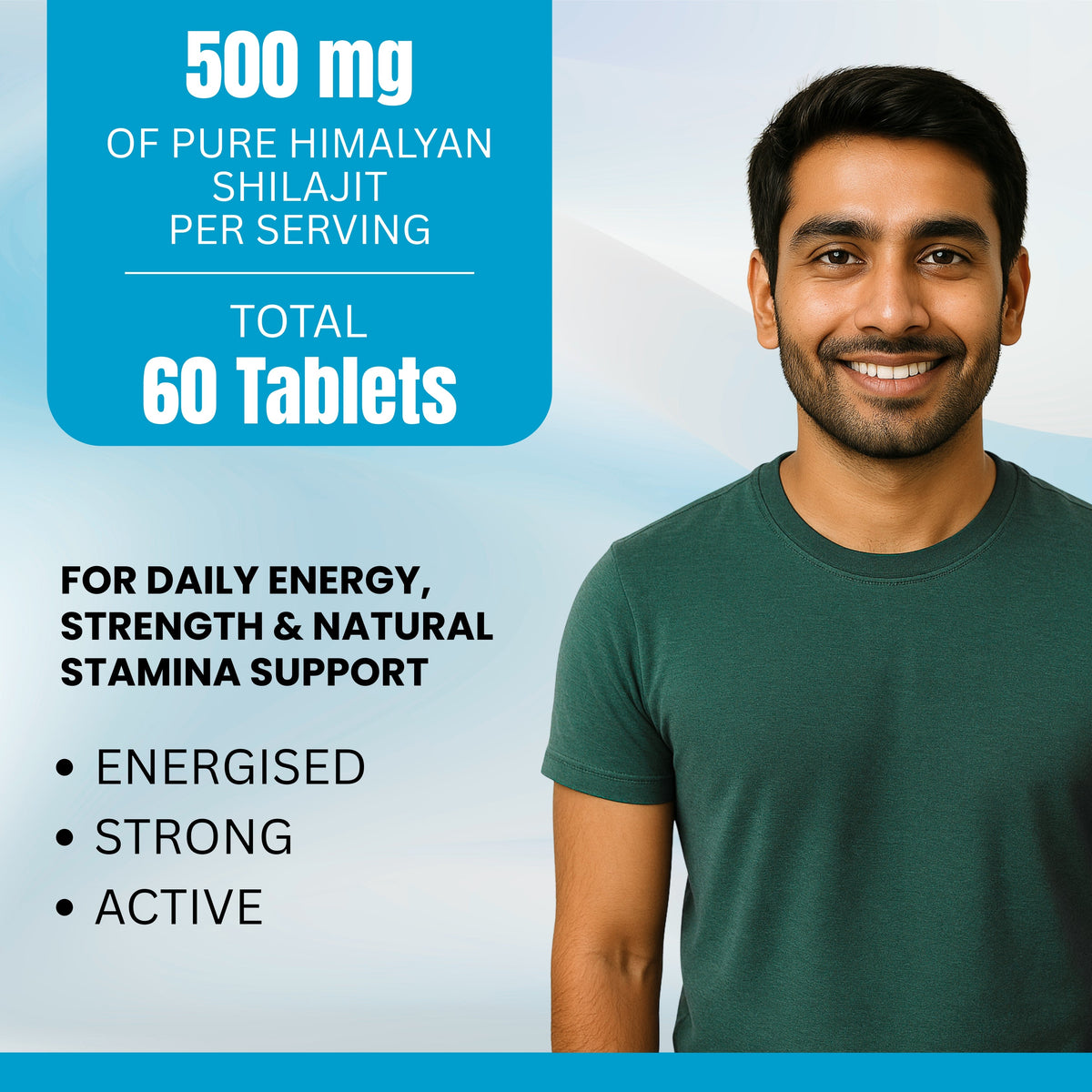 Pure Himalyan Shilajit - 500 mg