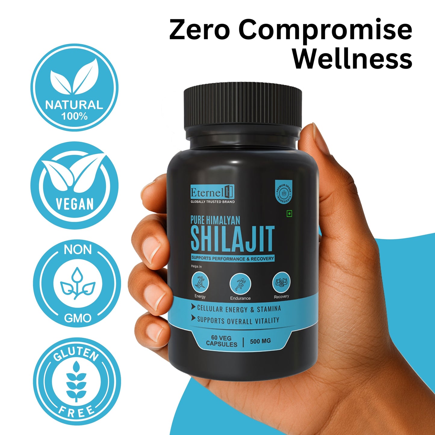 Pure Himalyan Shilajit - 500 mg