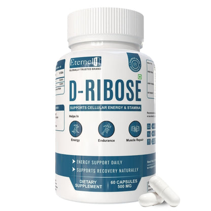 D-Ribose Capsules  500 mg – Cellular Energy & Recovery Support
