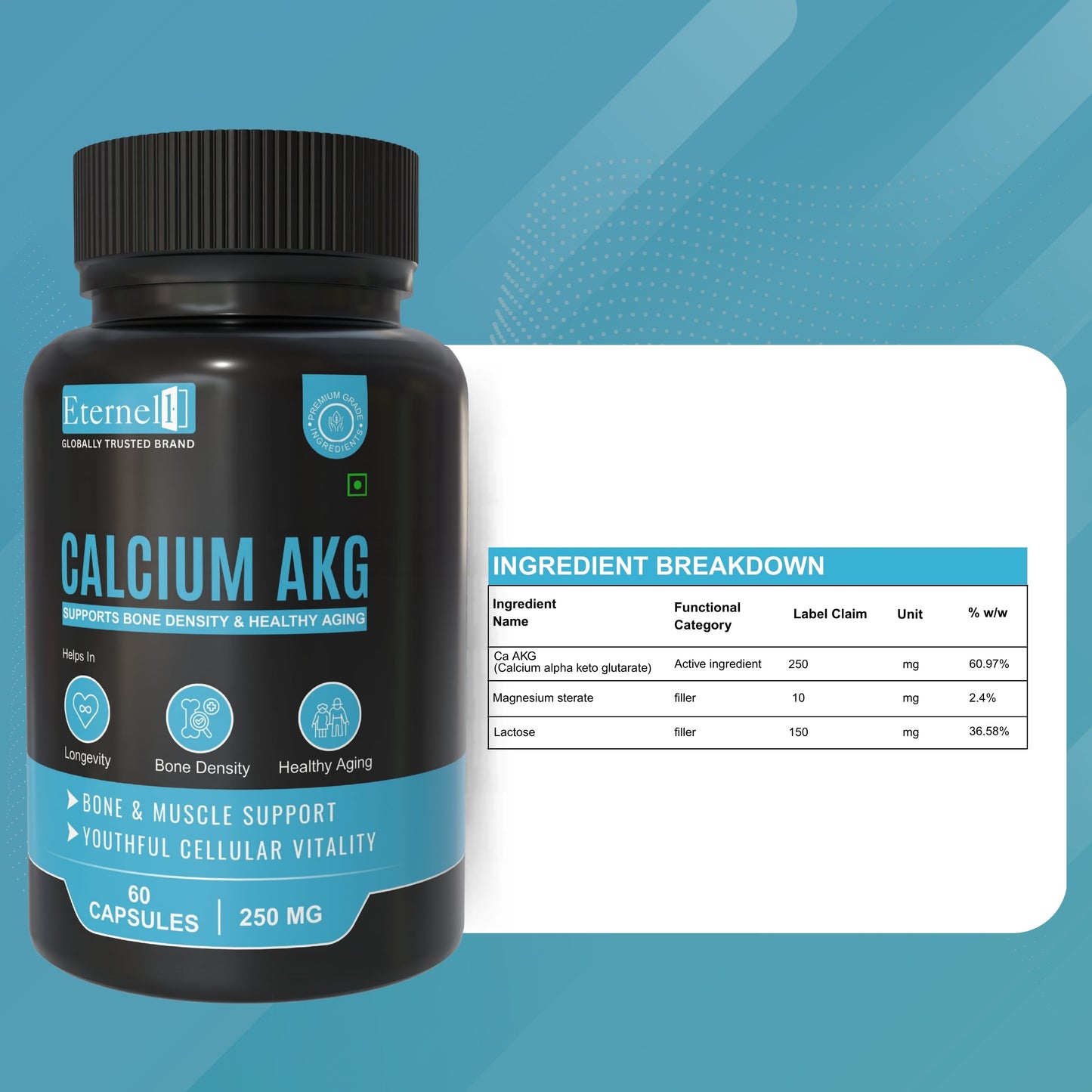 Calcium AKG - 250 mg