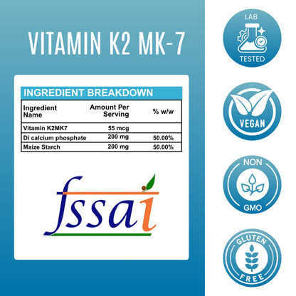 VITAMIN K2 MK-7 - 55 mcg