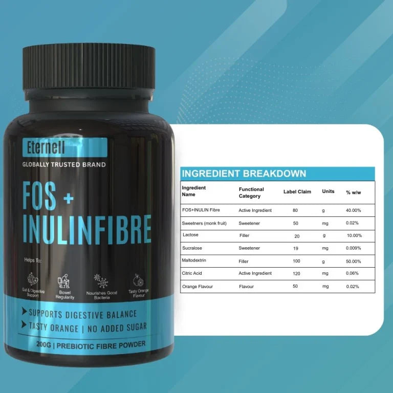 FOS+INULIN Fibre – 200g powder