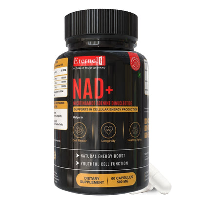 NAD+ Capsules 500 mg – Cellular Energy & Longevity