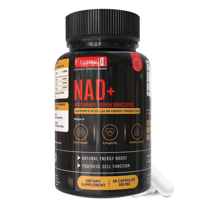 NAD+ Capsules 500 mg – Cellular Energy & Longevity