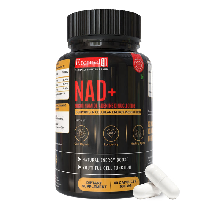 NAD+ Capsules 500 mg – Cellular Energy & Longevity